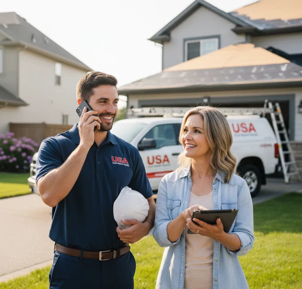 USA Roof Repair Experts customer support in Warners